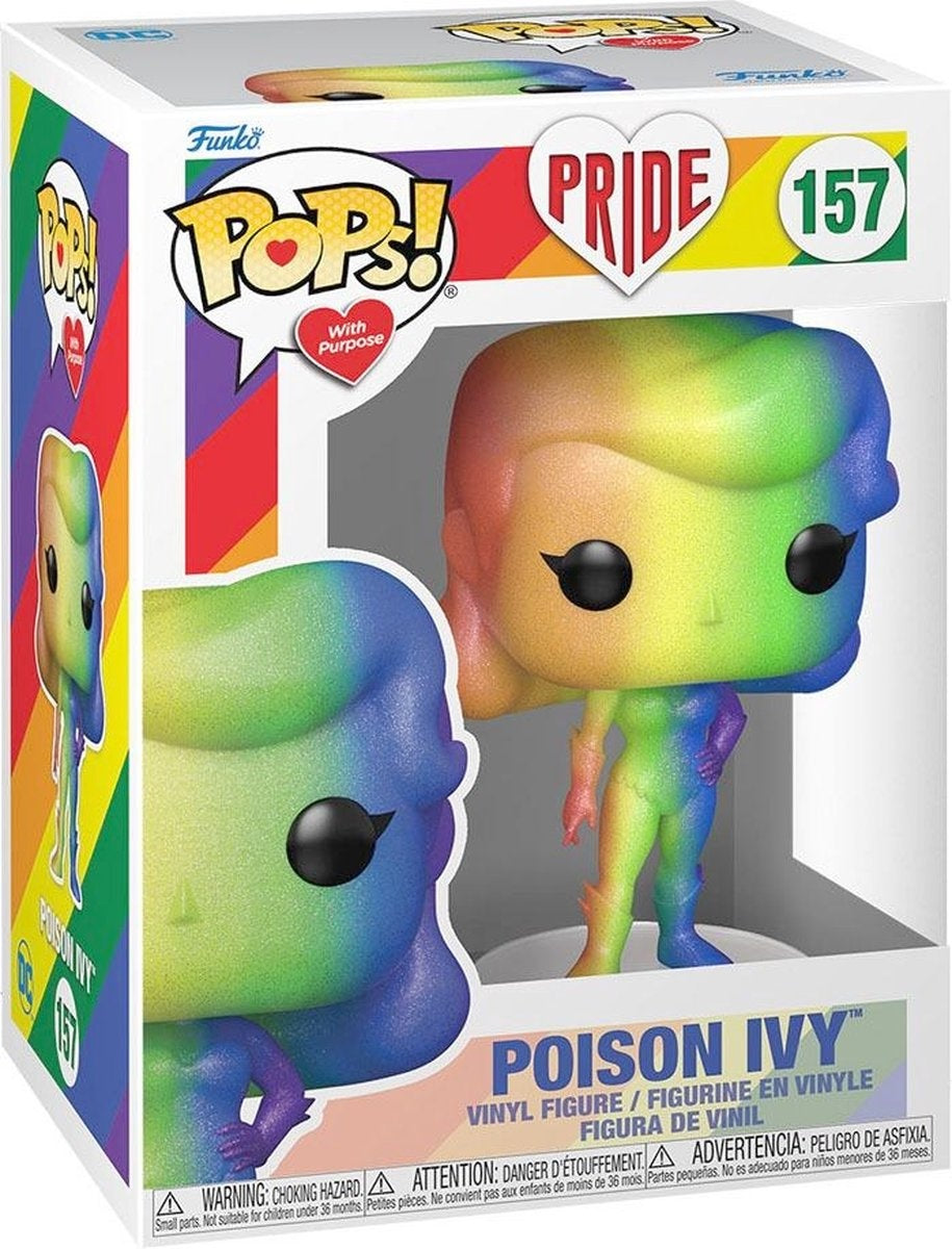 Funko Batman verzamelfiguur DC Comics pop heroes pride 2022 poison ivy 9 cm regenboog