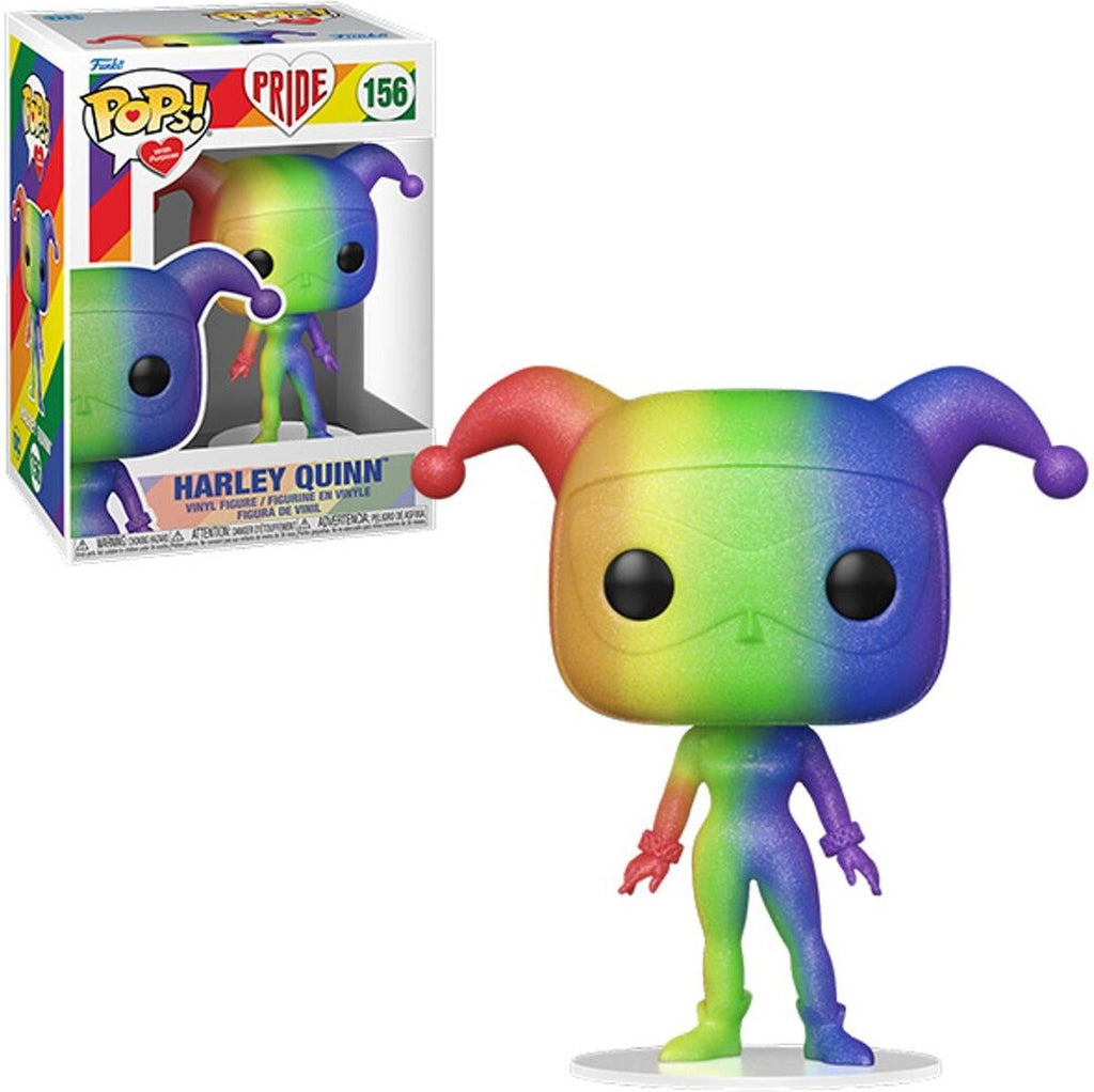Funko Batman verzamelfiguur DC Comics pop heroes pride 2022 harley quinn 9 cm regenboog