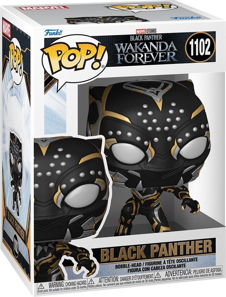 Pop marvel: black panther: wakanda forever – funko pop #1102