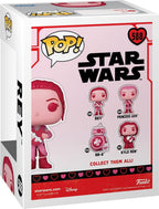 Funko star wars verzamelfiguur valentines pop star wars rey 9 cm roze