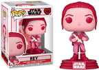 Funko star wars verzamelfiguur valentines pop star wars rey 9 cm roze