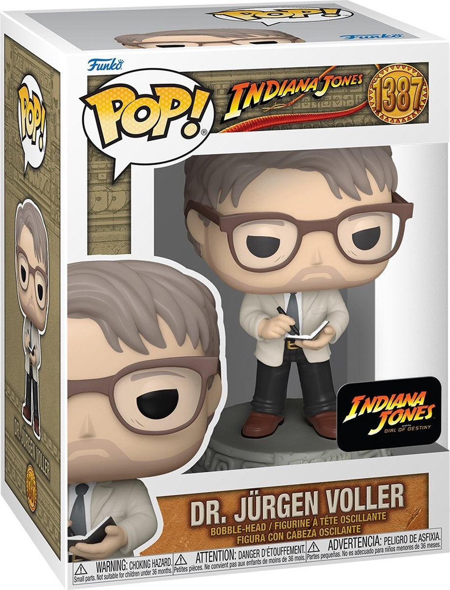 Funko indiana jones – indiana jones 5 pop movies dr. jurgen voller 9 cm verzamelfiguur