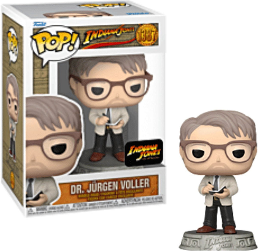 Funko indiana jones – indiana jones 5 pop movies dr. jurgen voller 9 cm verzamelfiguur