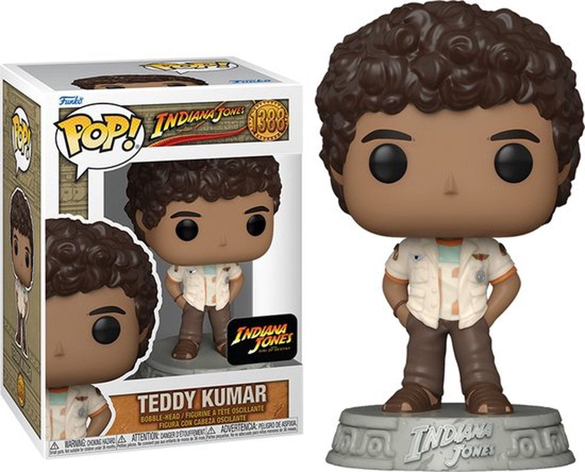 Funko indiana jones – indiana jones 5 pop movies teddy kumar 9 cm verzamelfiguur