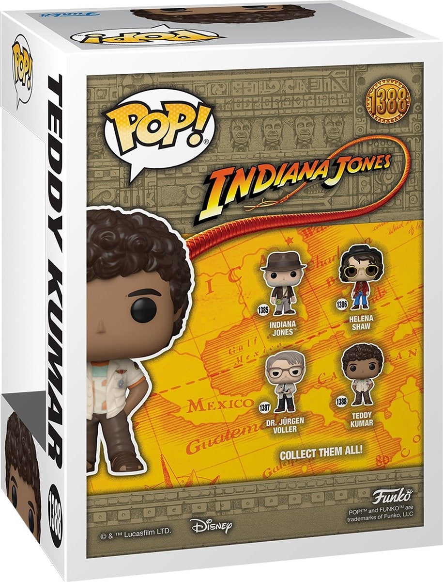 Funko indiana jones – indiana jones 5 pop movies teddy kumar 9 cm verzamelfiguur