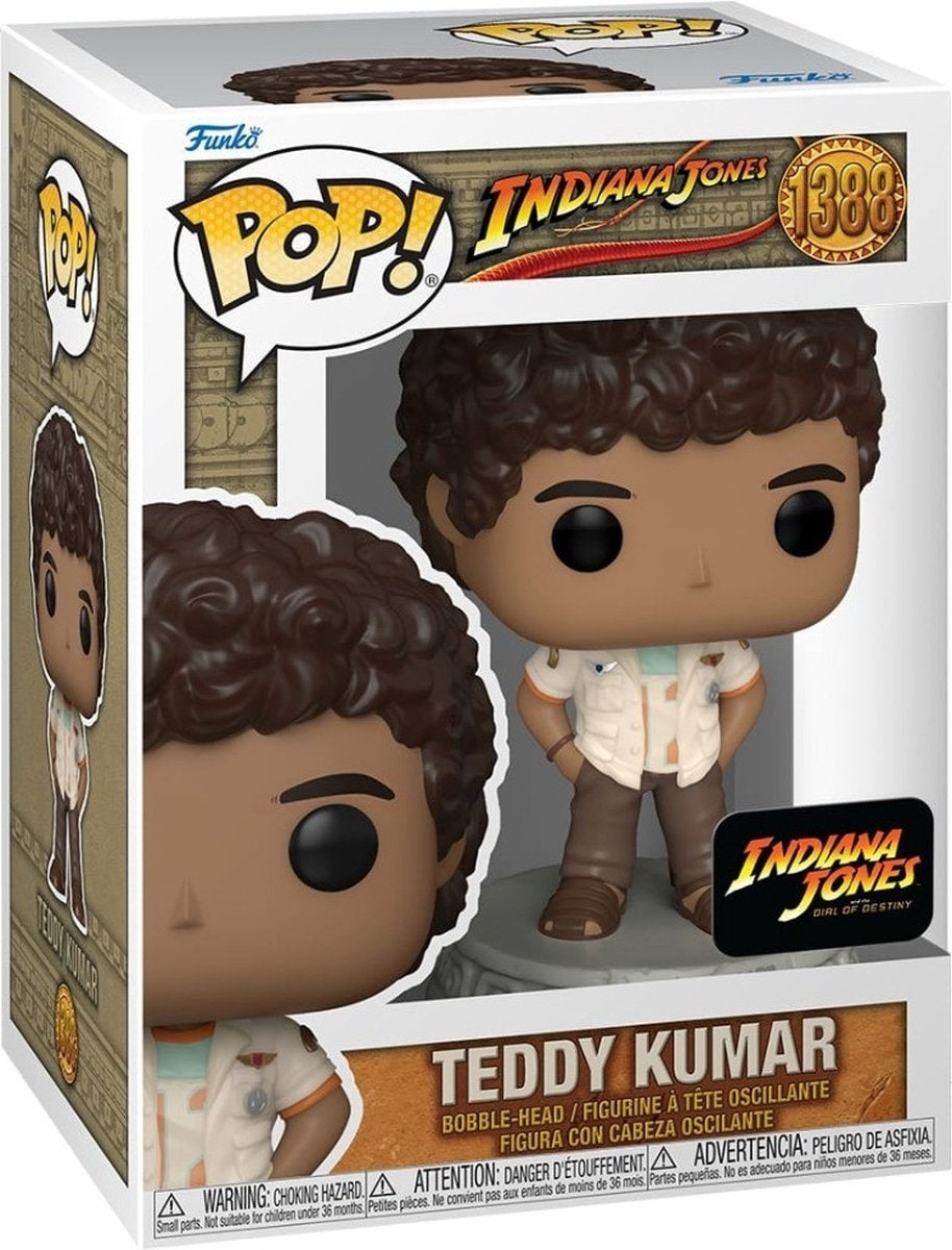 Funko indiana jones – indiana jones 5 pop movies teddy kumar 9 cm verzamelfiguur