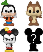 Funko bitty pop disney classics 4 pack goofy, chip, minnie mouse and mystery