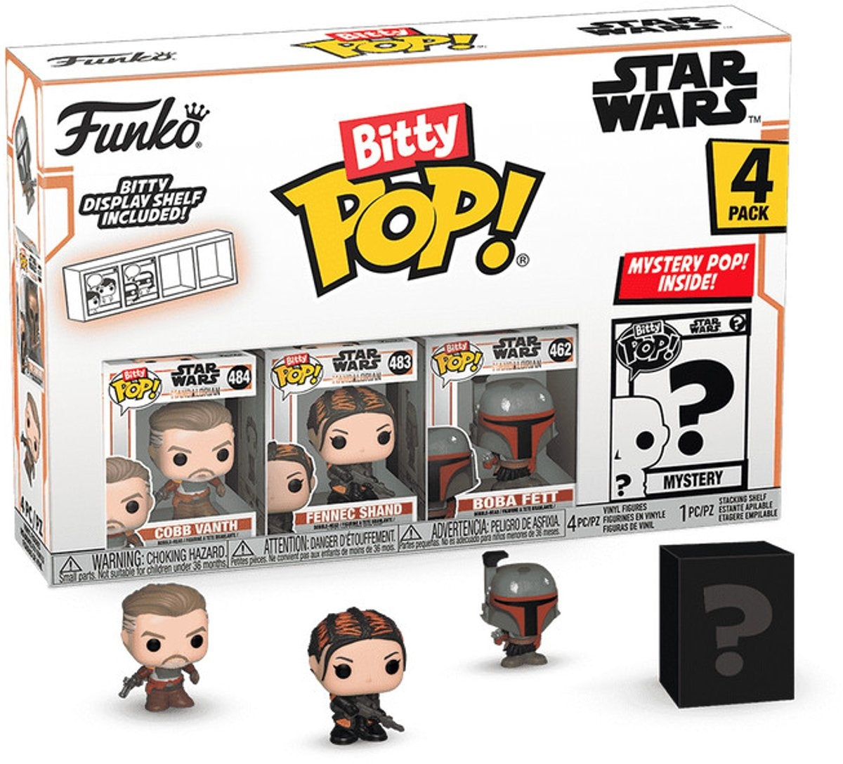 Funko pop bitty – star wars 4-pack: cobb vanth