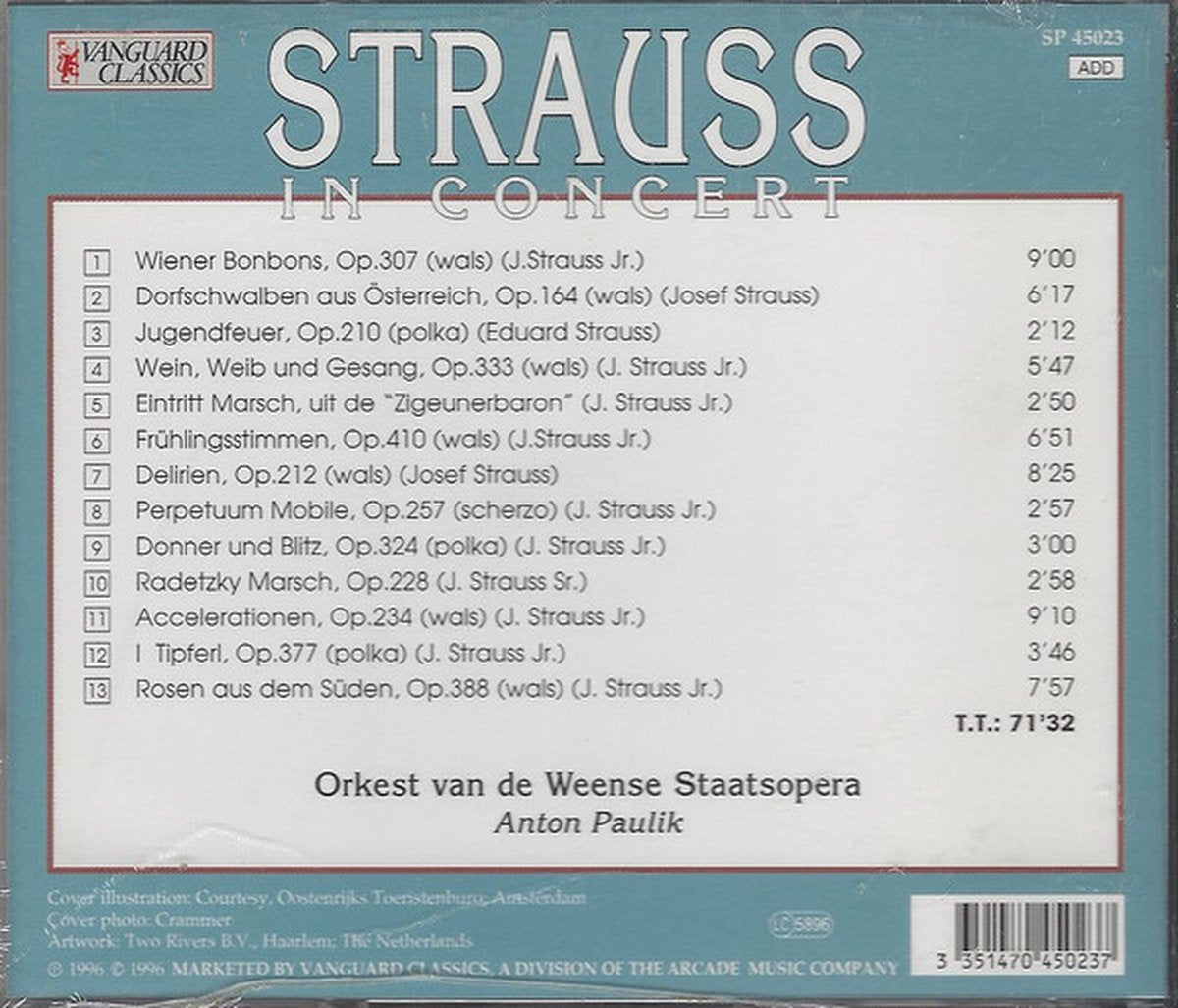 Strauss in concert: nieuwjaarsklanken uit wenen – CD