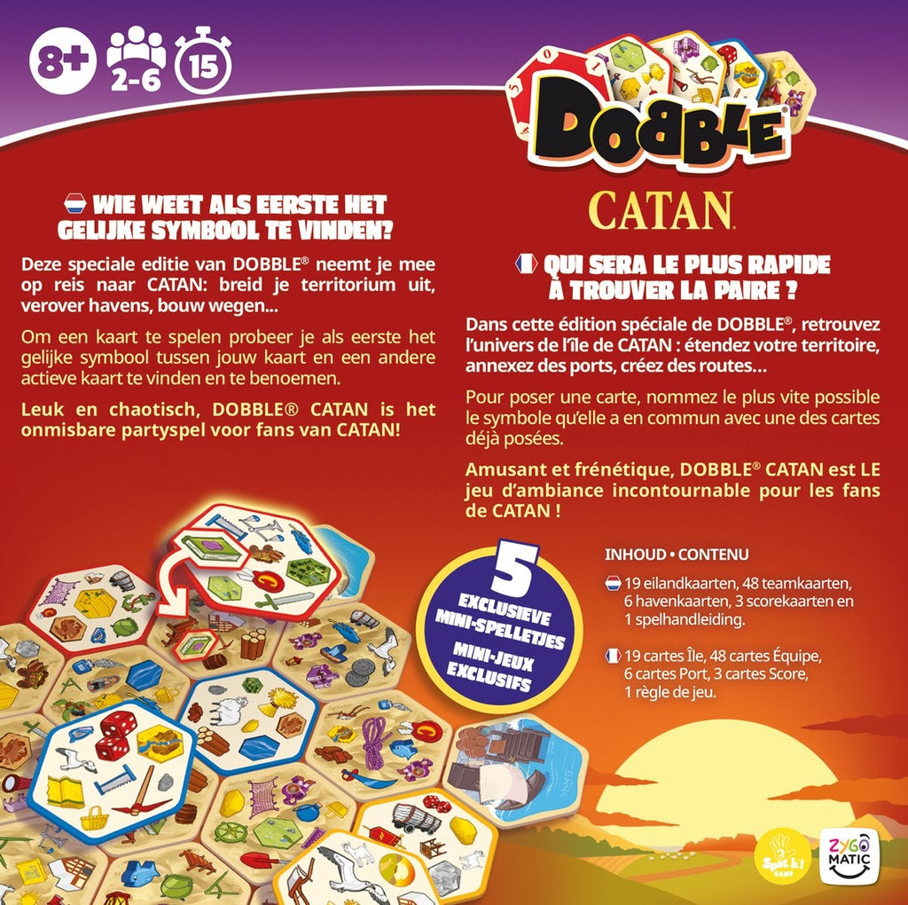 Asmodee dobble catan dobble catan bordspel matchen