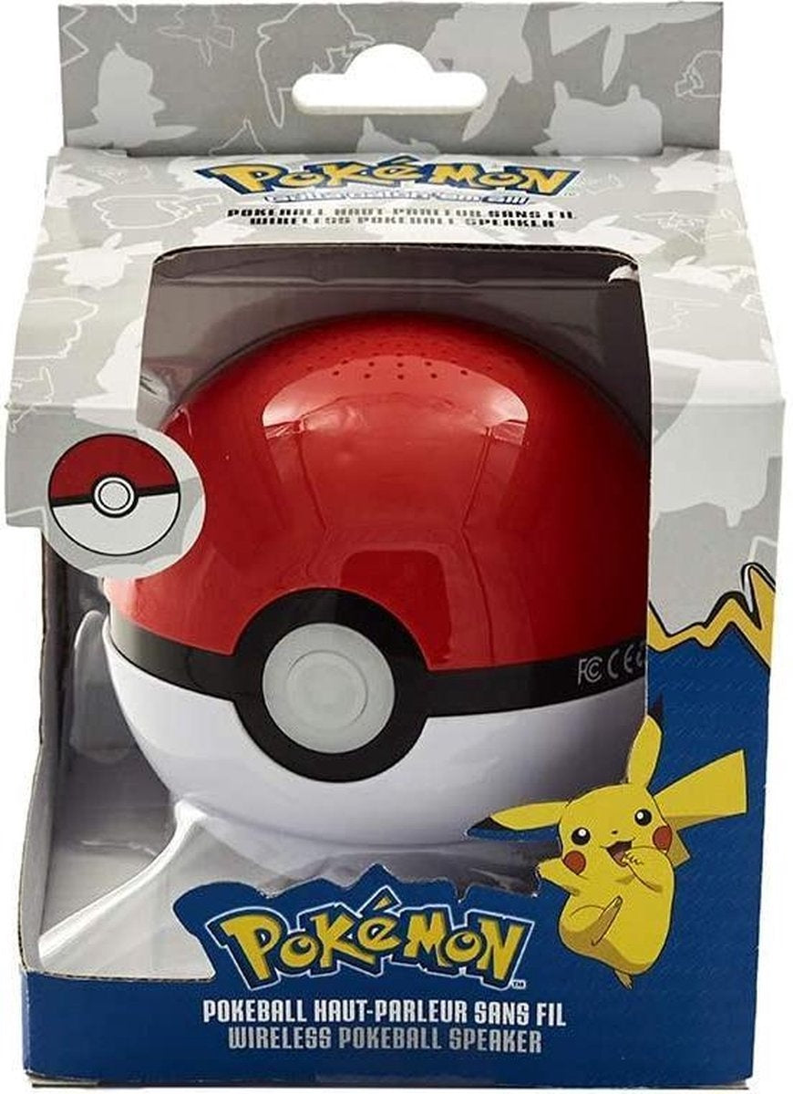 Teknofun pokémon – pokéball – bluetooth speaker – draadloos – met led verlichting