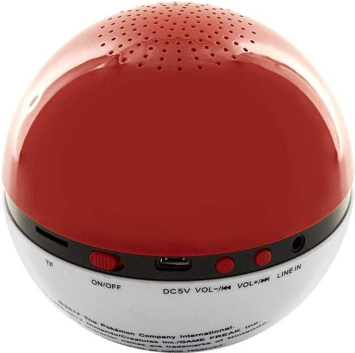 Teknofun pokémon – pokéball – bluetooth speaker – draadloos – met led verlichting