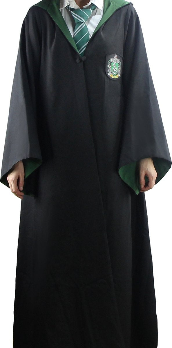 Harry Potter – slytherin wizard robe – zwaderich tovenaar kostuum – L