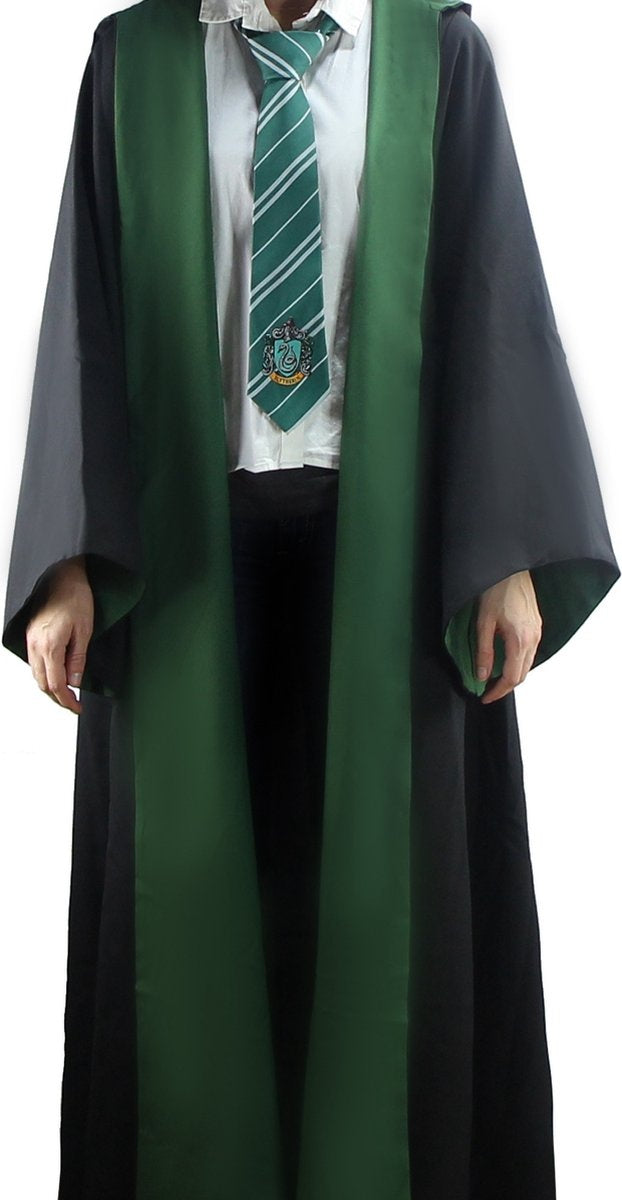 Harry Potter – slytherin wizard robe – zwaderich tovenaar kostuum – L