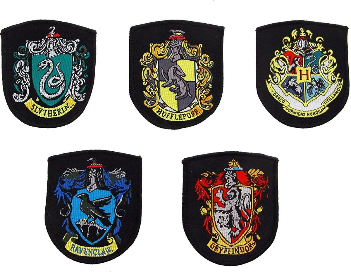 5 replica zweinstein Harry Potter™ wapenschilden – verkleedattribuut