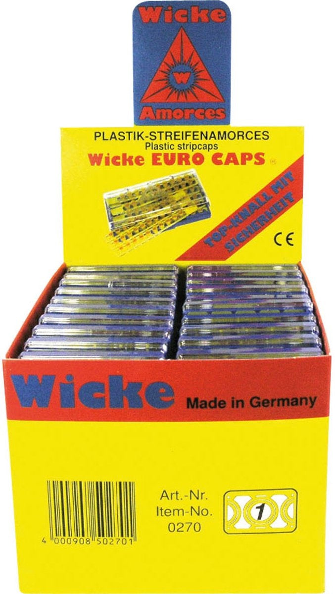 Wicke klappers 10-schots 10 stuks – klappertjes navulling voor knalraket of klappertjespistool