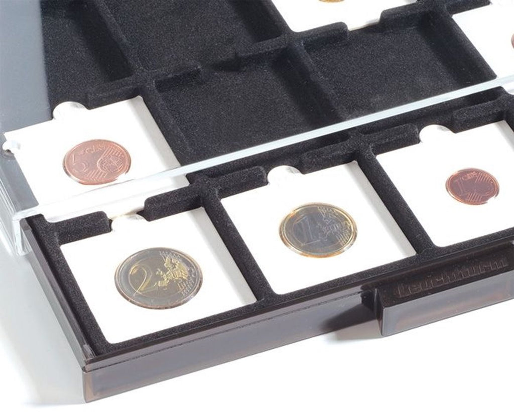 Matrix – munthouder – munthouders, wit, binnendiameter ø 25 mm, zelfklevend, verpakking van 25 stuks
