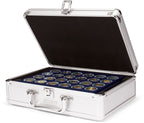 Koffer, cargo s 6 – geschikt voor: munten – incl. 6 tableaus – afm: 292 x 213 x 97 mm.