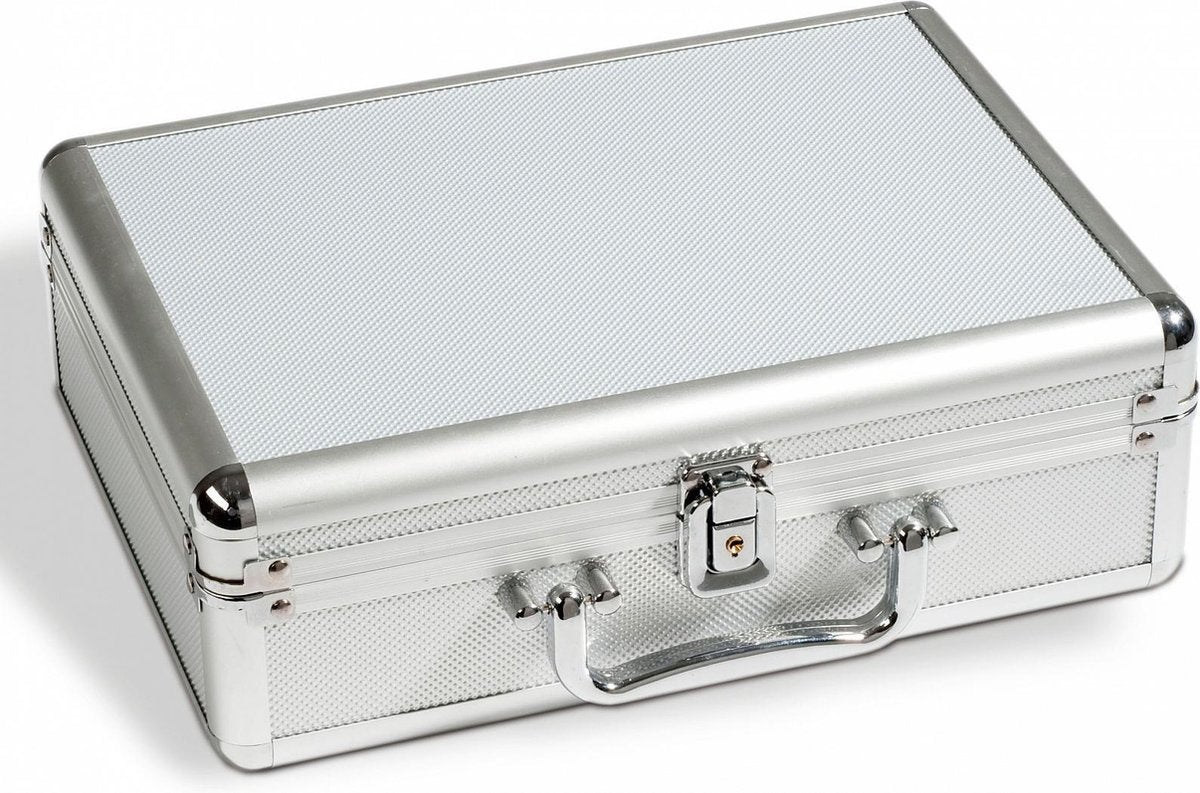 Koffer, cargo s 6 – geschikt voor: munten – incl. 6 tableaus – afm: 292 x 213 x 97 mm.