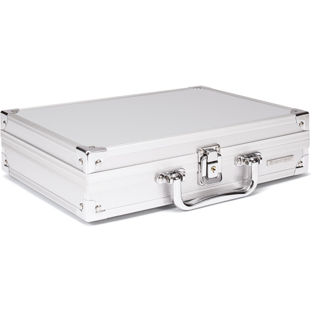 Koffer, alu – geschikt voor: munthouders 50 x 50 mm. (650 st.) afm: 292 x 238 x 74 mm.