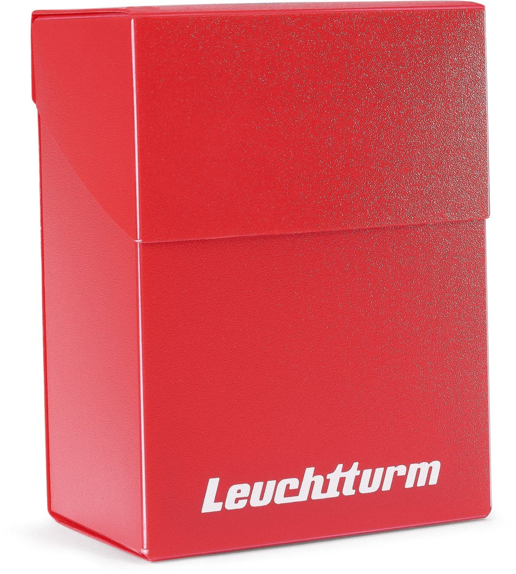 Deck box, voor gaming TCG kaarten – geschikt voor 100 kaarten – in de kleur rood