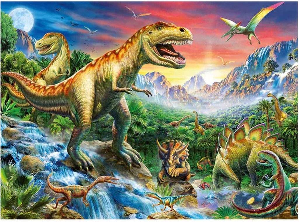 Ravensburger puzzel bij de dinosaurussen – legpuzzel – 100 stukjes