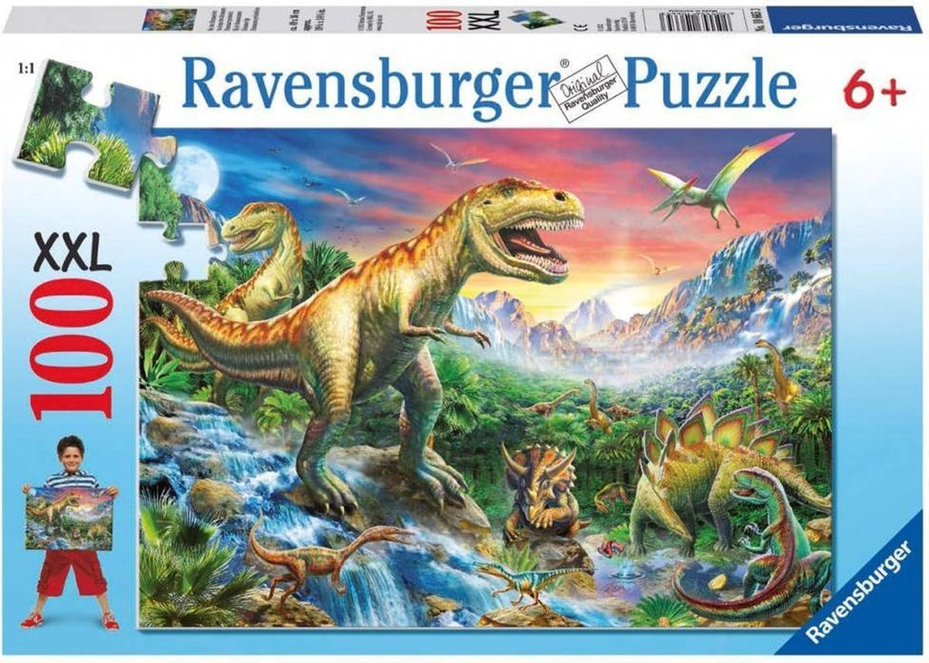 Ravensburger puzzel bij de dinosaurussen – legpuzzel – 100 stukjes