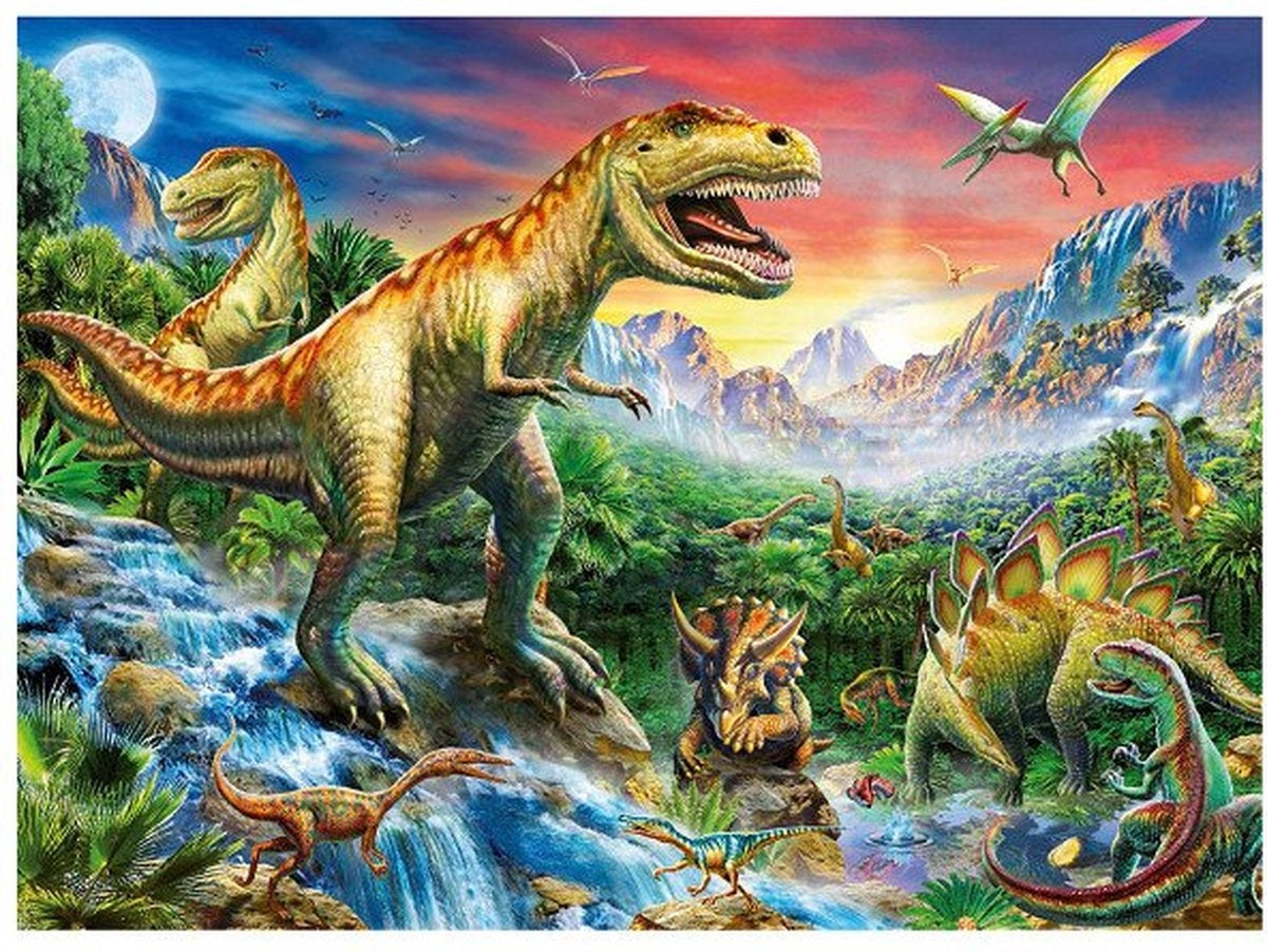 Ravensburger puzzel bij de dinosaurussen – legpuzzel – 100 stukjes