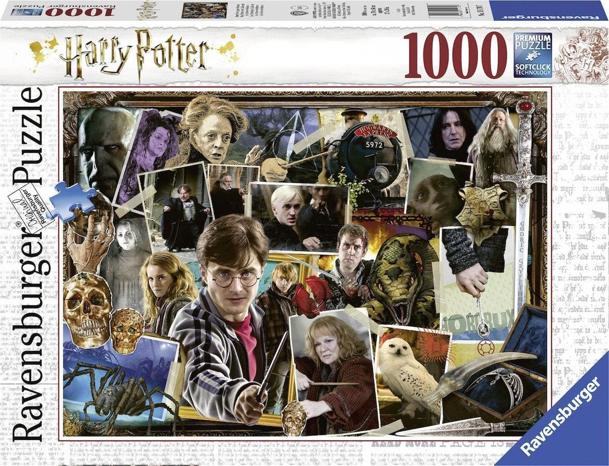 Ravensburger puzzel harry tegen voldemort – legpuzzel – 1000 stukjes