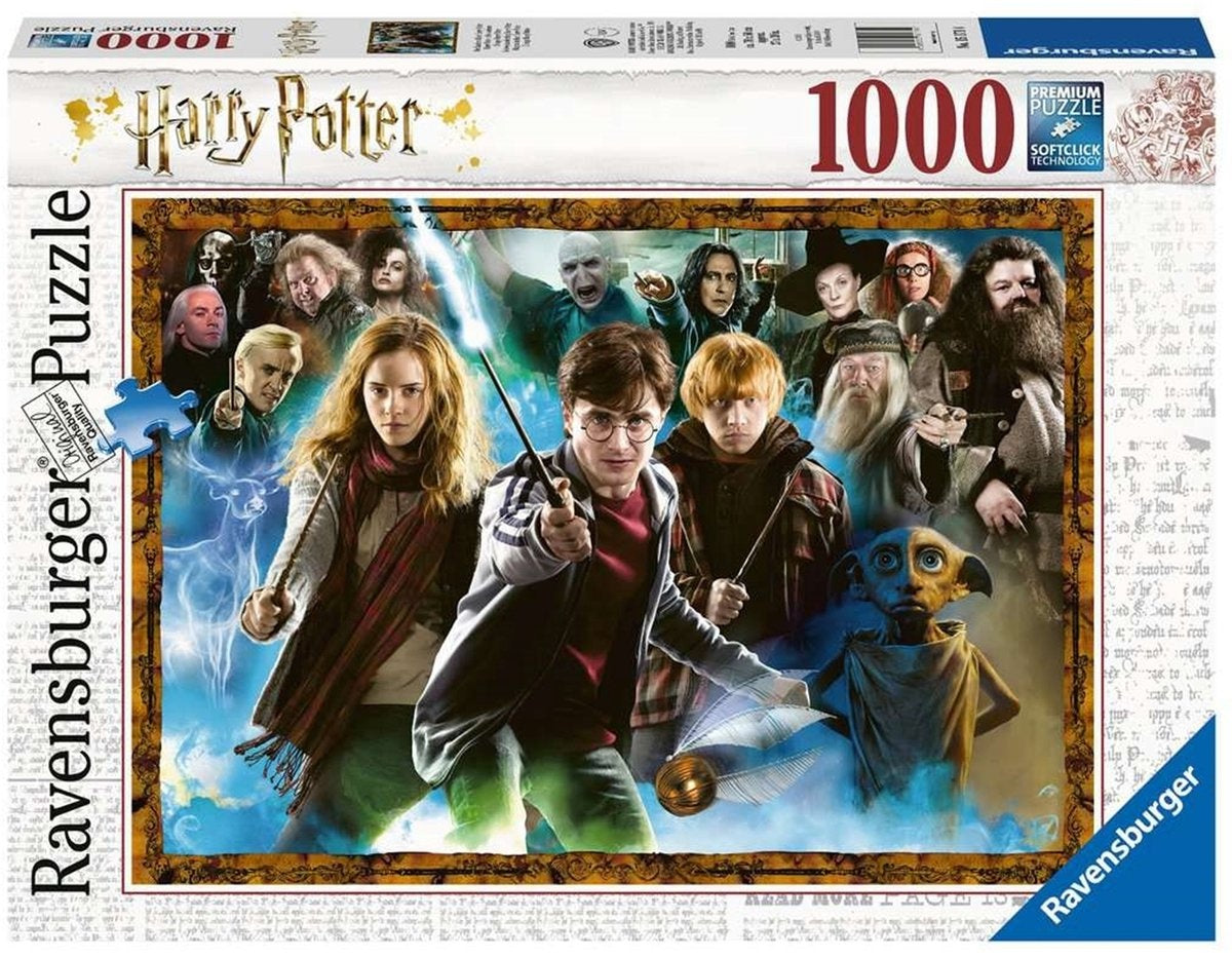 Ravensburger puzzel harry de tovenaarsleerling – legpuzzel – 1000 stukjes