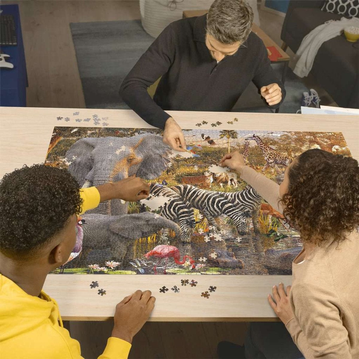 Ravensburger puzzel afrikaanse dierenwereld – legpuzzel – 3000 stukjes