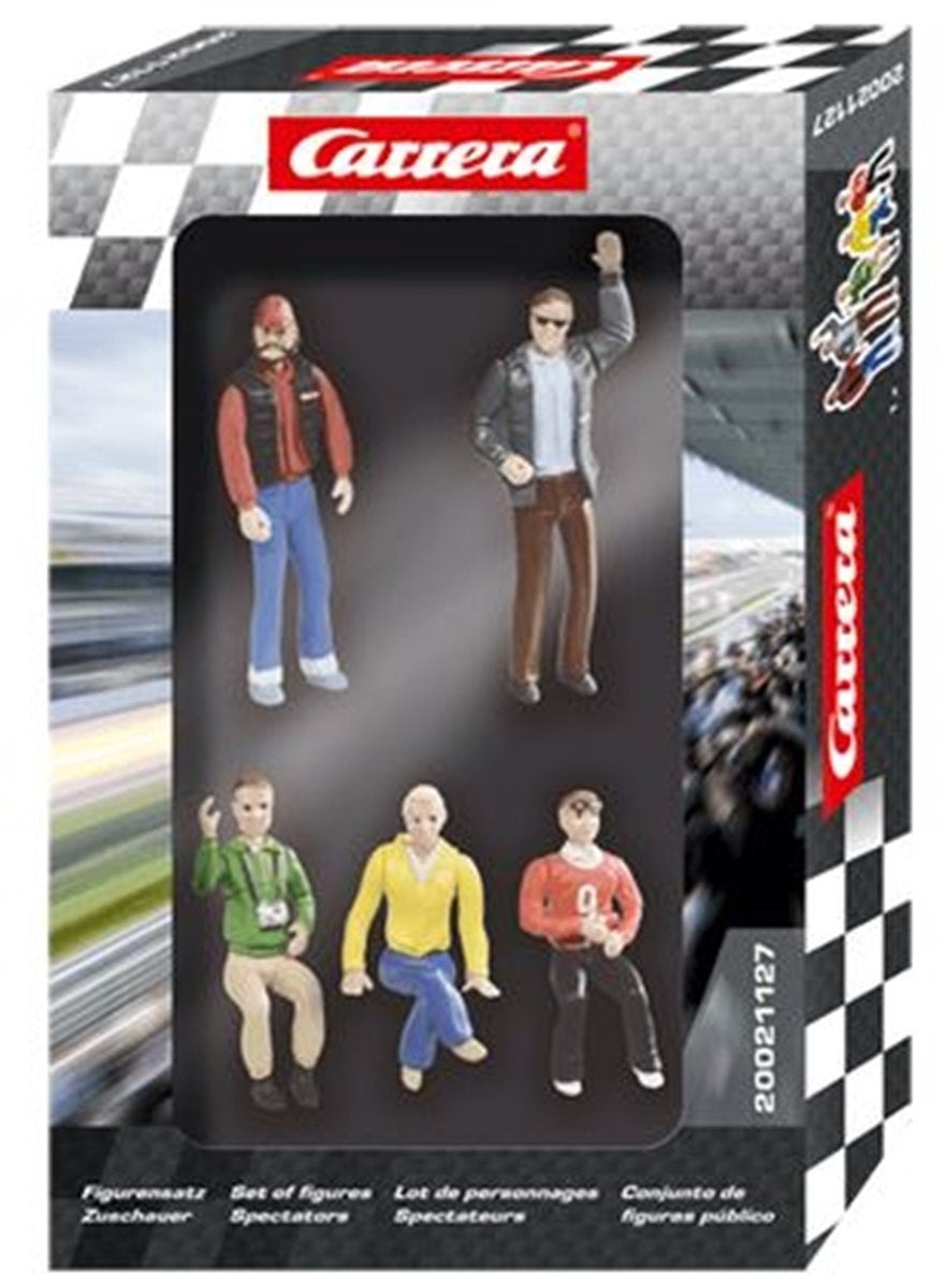 Carrera racebaanonderdeel – digital 124/132/evolution – toeschouwers – 5 figuren onderdeel