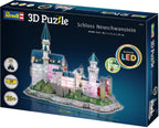 Revell puzzel – 00151 schloss neuschwanstein – led edition 3d puzzel
