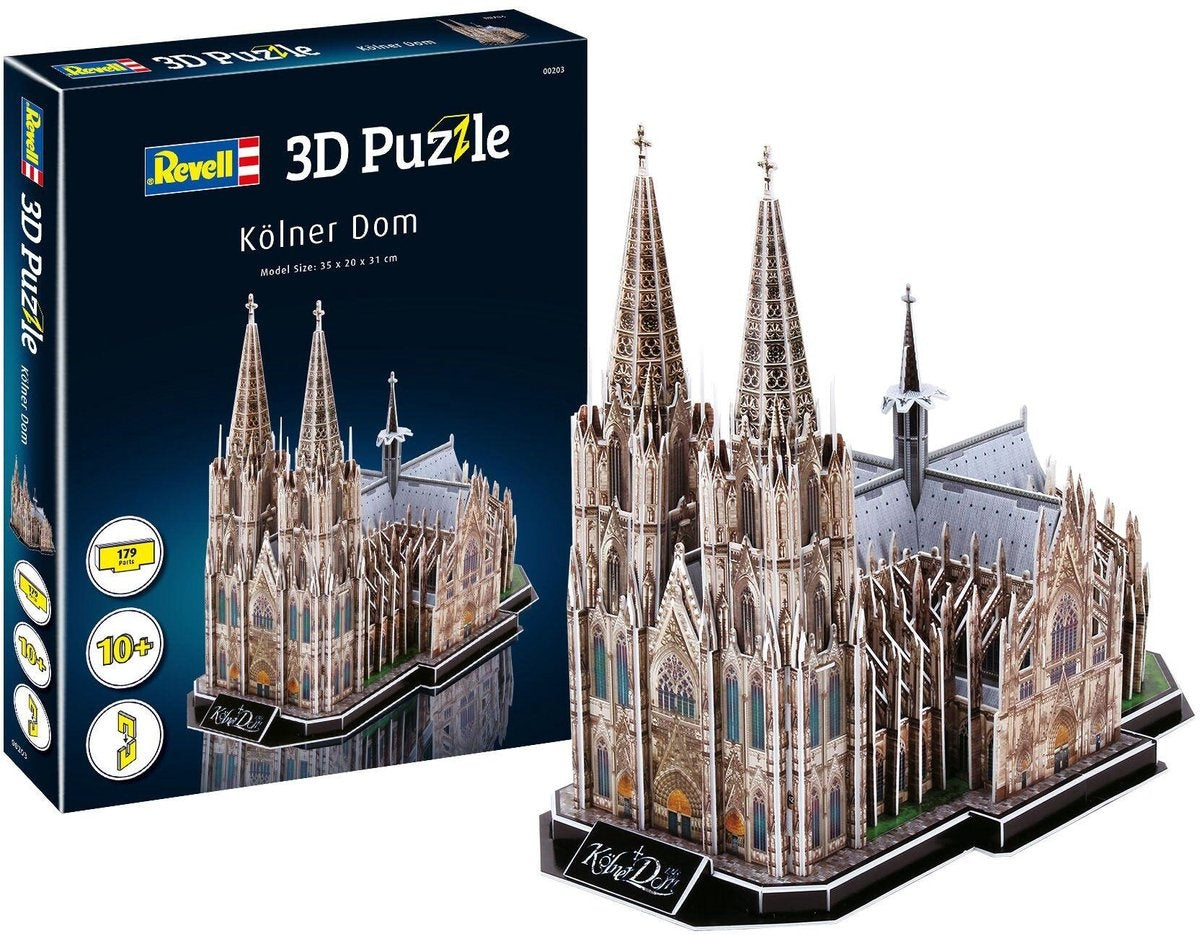 Revell puzzel – 00203 cologne cathedral 3d puzzel