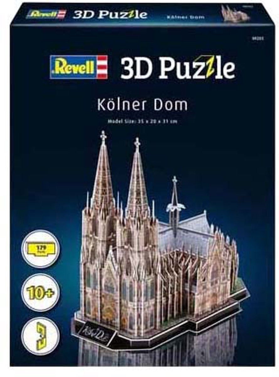 Revell puzzel – 00203 cologne cathedral 3d puzzel