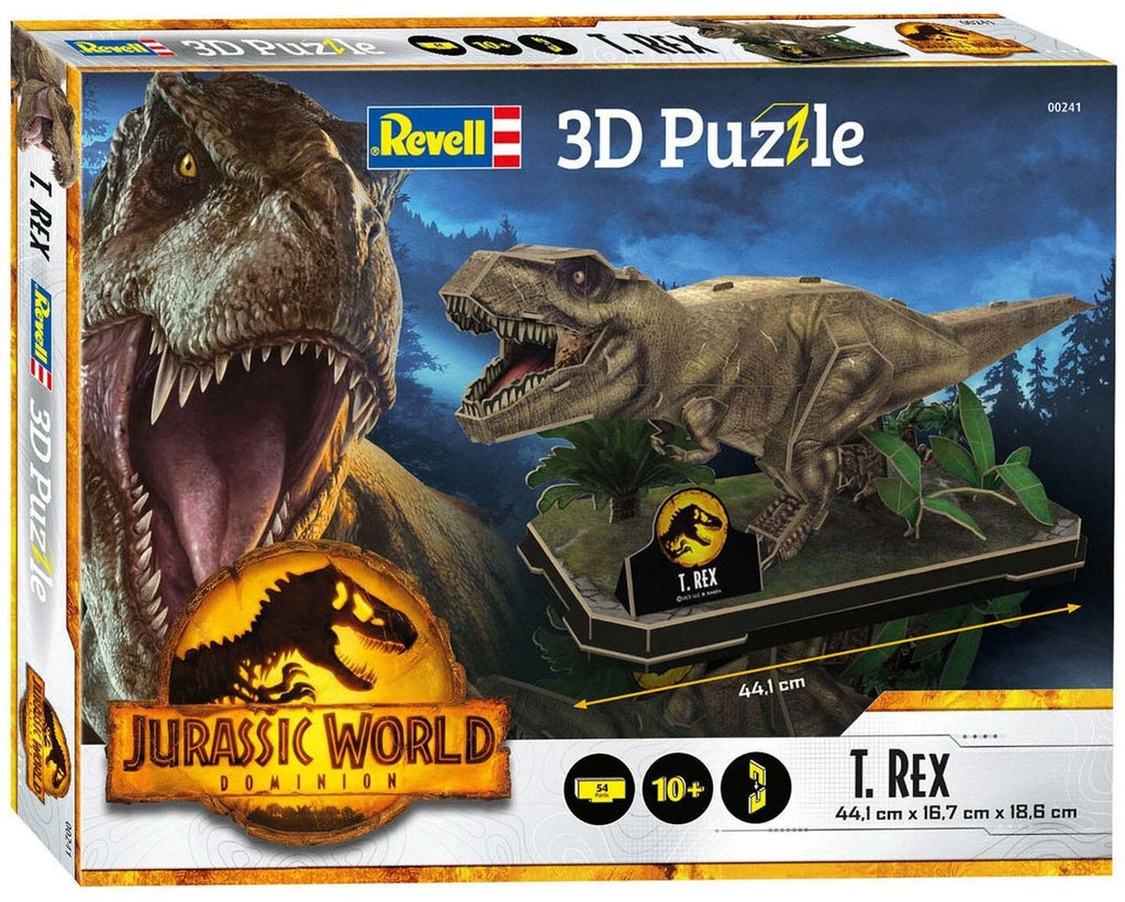 Revell puzzel – 00241 jurassic world dominion – t-rex 3d puzzel