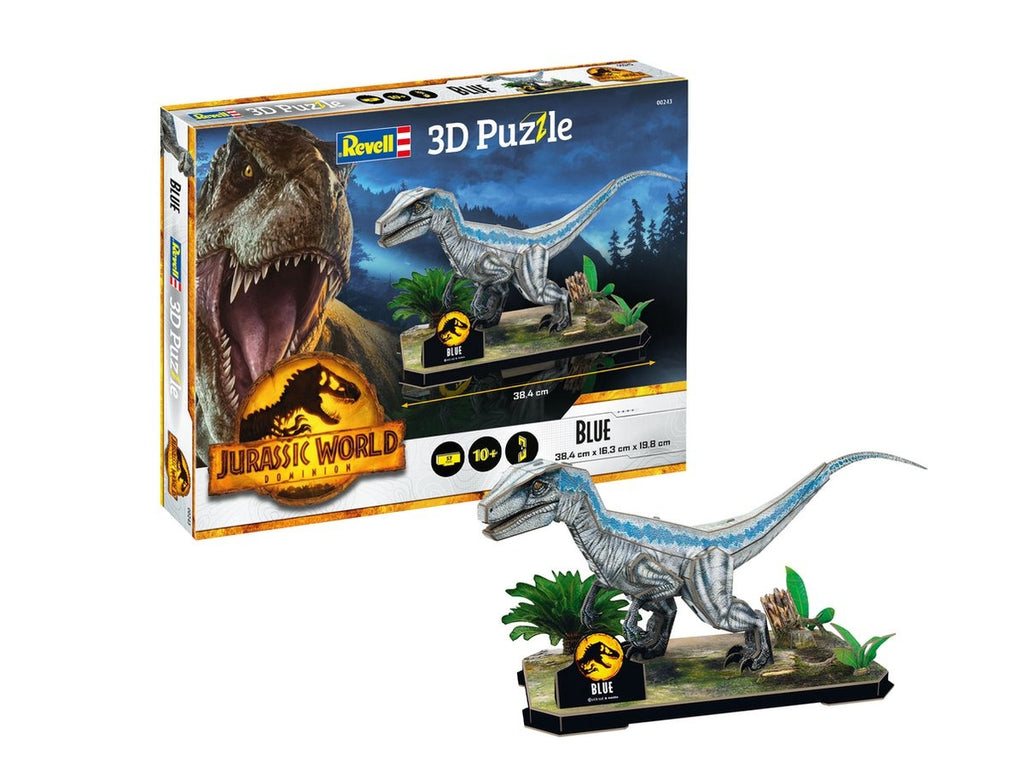 Revell puzzel – 00243 jurassic world dominion – blue 3d puzzel