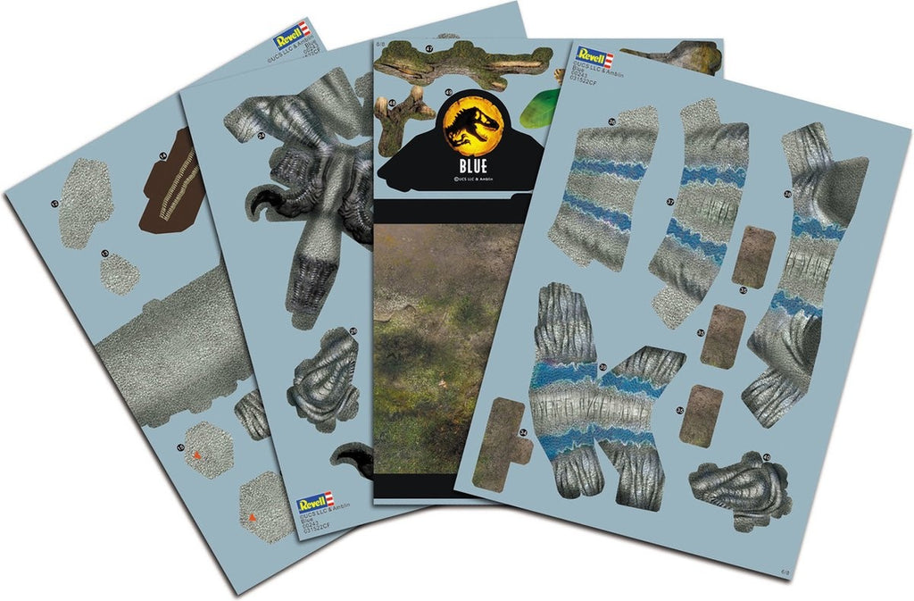 Revell puzzel – 00243 jurassic world dominion – blue 3d puzzel