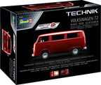 Revell modelbouwpakket auto – 00459 volkswagen vw t2 bus – technik – easy click system plastic – 1:24 – modelbouw