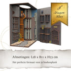 Revell modelbouwpakket houten book nook – 00530 tiny adventures – Harry Potter -diagon alley – 18x11x23cm