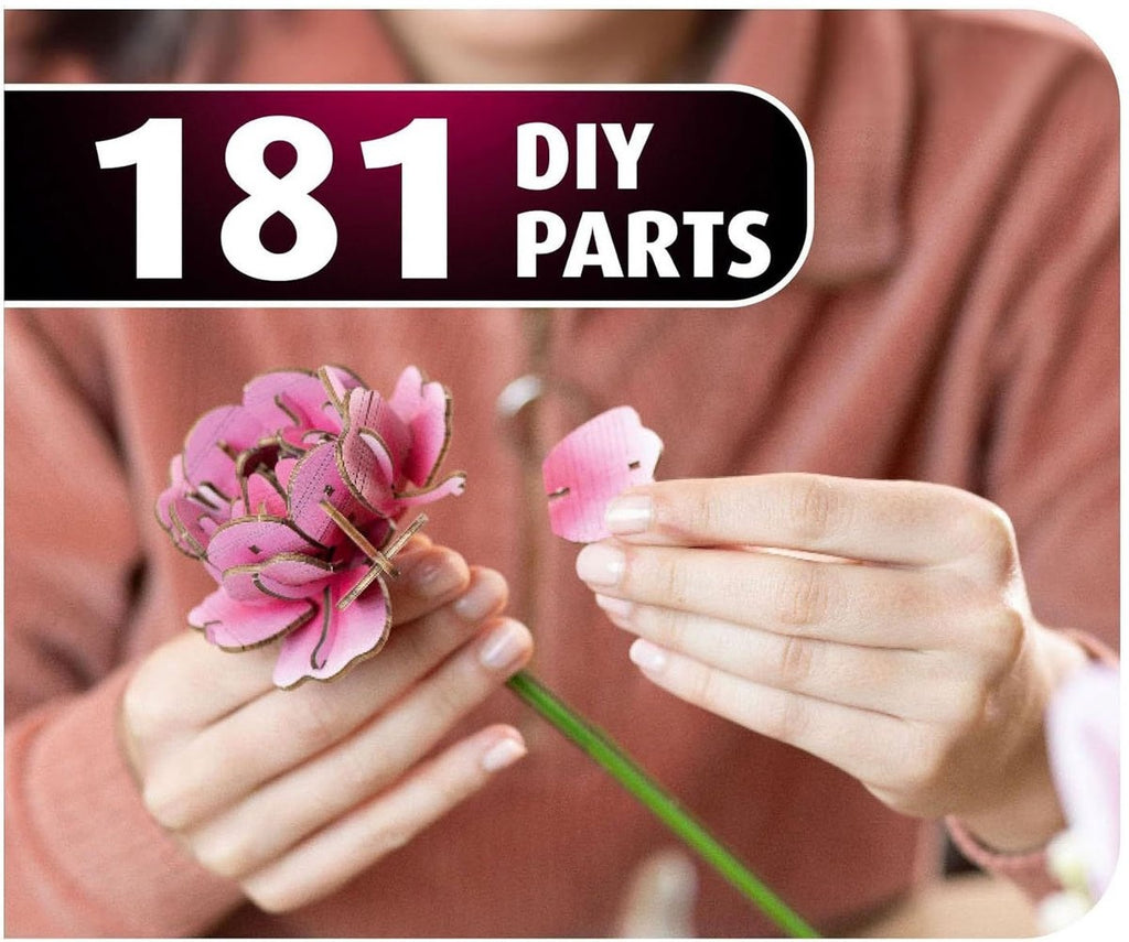 Revell modelbouwpakket – 3d houten puzzel boemen – diy modelbouw bouwpakket – creatief knutselen – bloemenfestival 00632 flowers