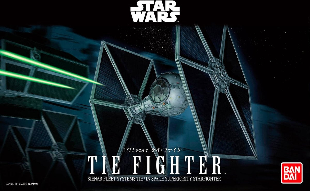 Revell – bandai 01201 star wars tie fighter plastic – 1:72 – modelbouw