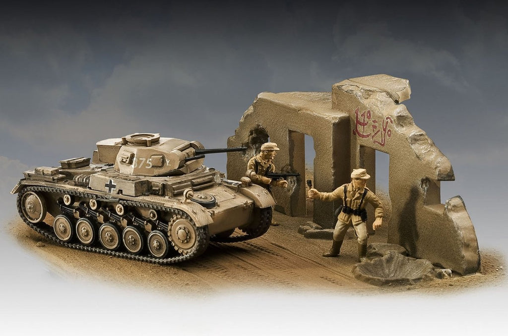 Revell modelbouwpakket militaire voertuigen – 03229 pzkpfw ii ausf. f tank plastic – 1:76 – modelbouw