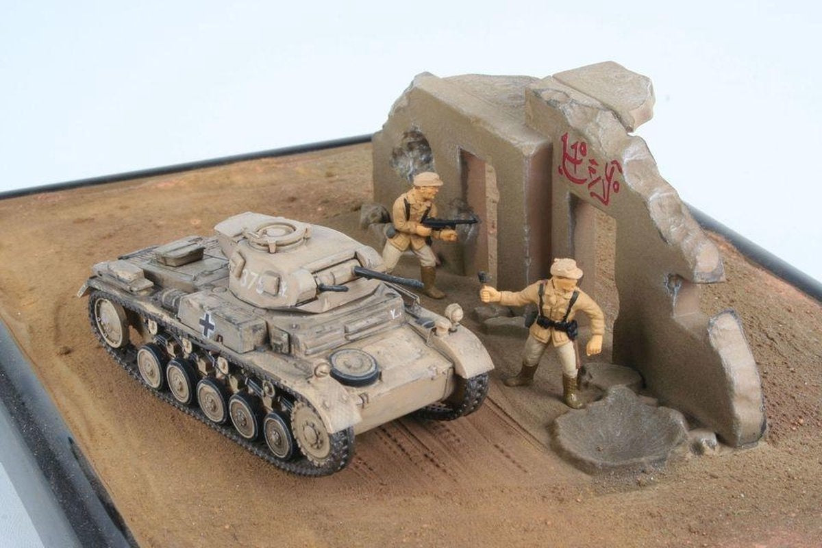 Revell modelbouwpakket militaire voertuigen – 03229 pzkpfw ii ausf. f tank plastic – 1:76 – modelbouw