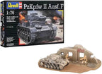 Revell modelbouwpakket militaire voertuigen – 03229 pzkpfw ii ausf. f tank plastic – 1:76 – modelbouw