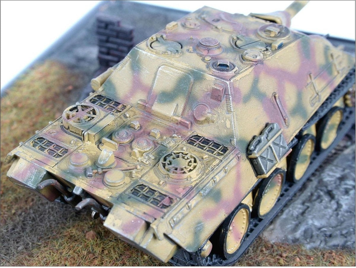 Revell modelbouwpakket militaire voertuigen – 03232 sd.kfz.173 jagdpanther tank plastic – 1:76 – modelbouw