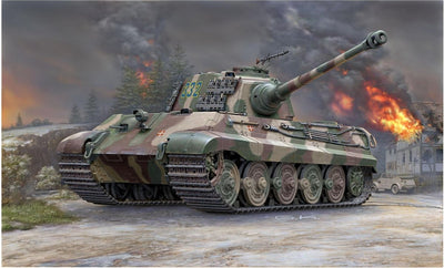 Revell modelbouwpakket militaire voertuigen – 03249 tiger ii ausf.b (henschel turr) plastic – 1:35 – modelbouw