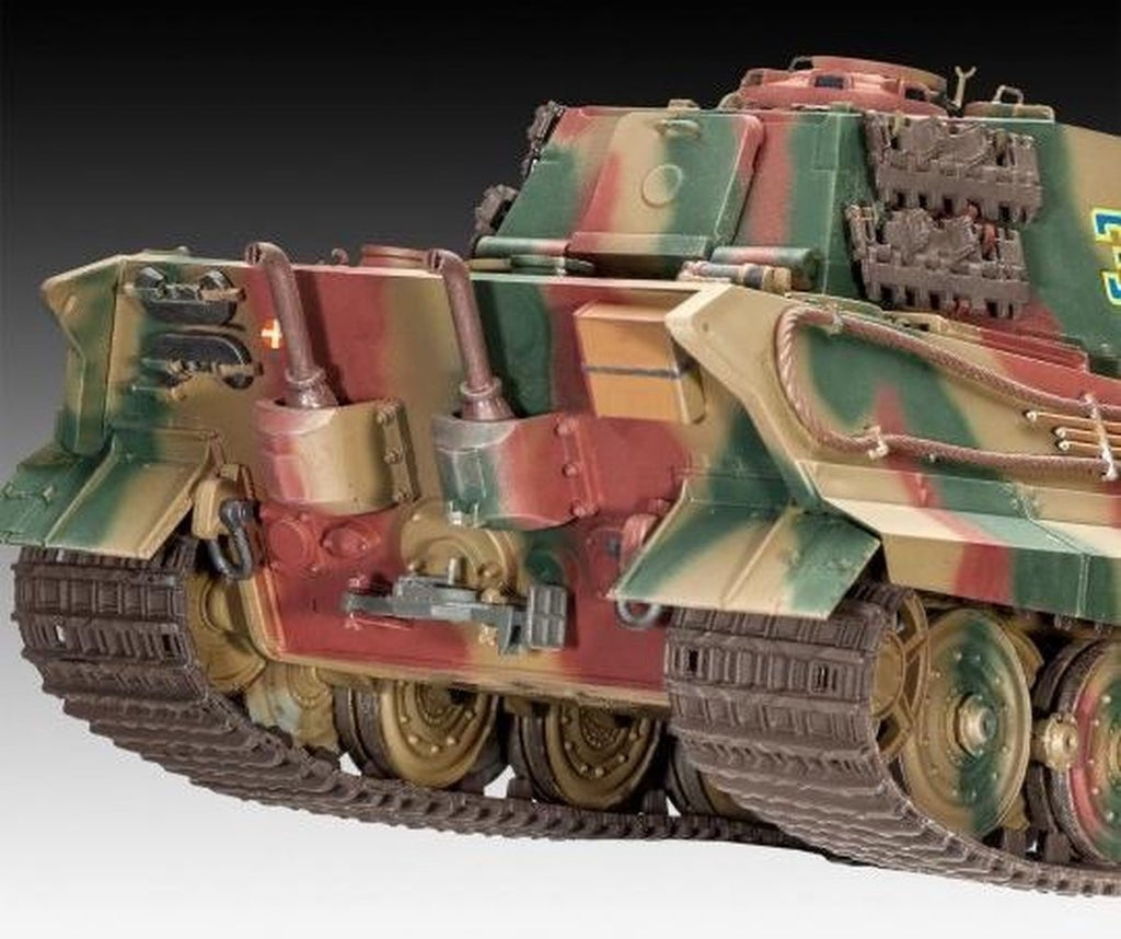 Revell modelbouwpakket militaire voertuigen – 03249 tiger ii ausf.b (henschel turr) plastic – 1:35 – modelbouw