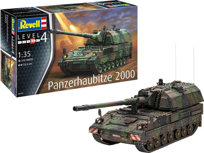 Revell modelbouwpakket militaire voertuigen – 03279 panzerhaubitze 2000 plastic – 1:35 – modelbouw
