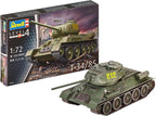 Revell modelbouwpakket militaire voertuigen – 03302 t-34/85 tank plastic – 1:72 – modelbouw